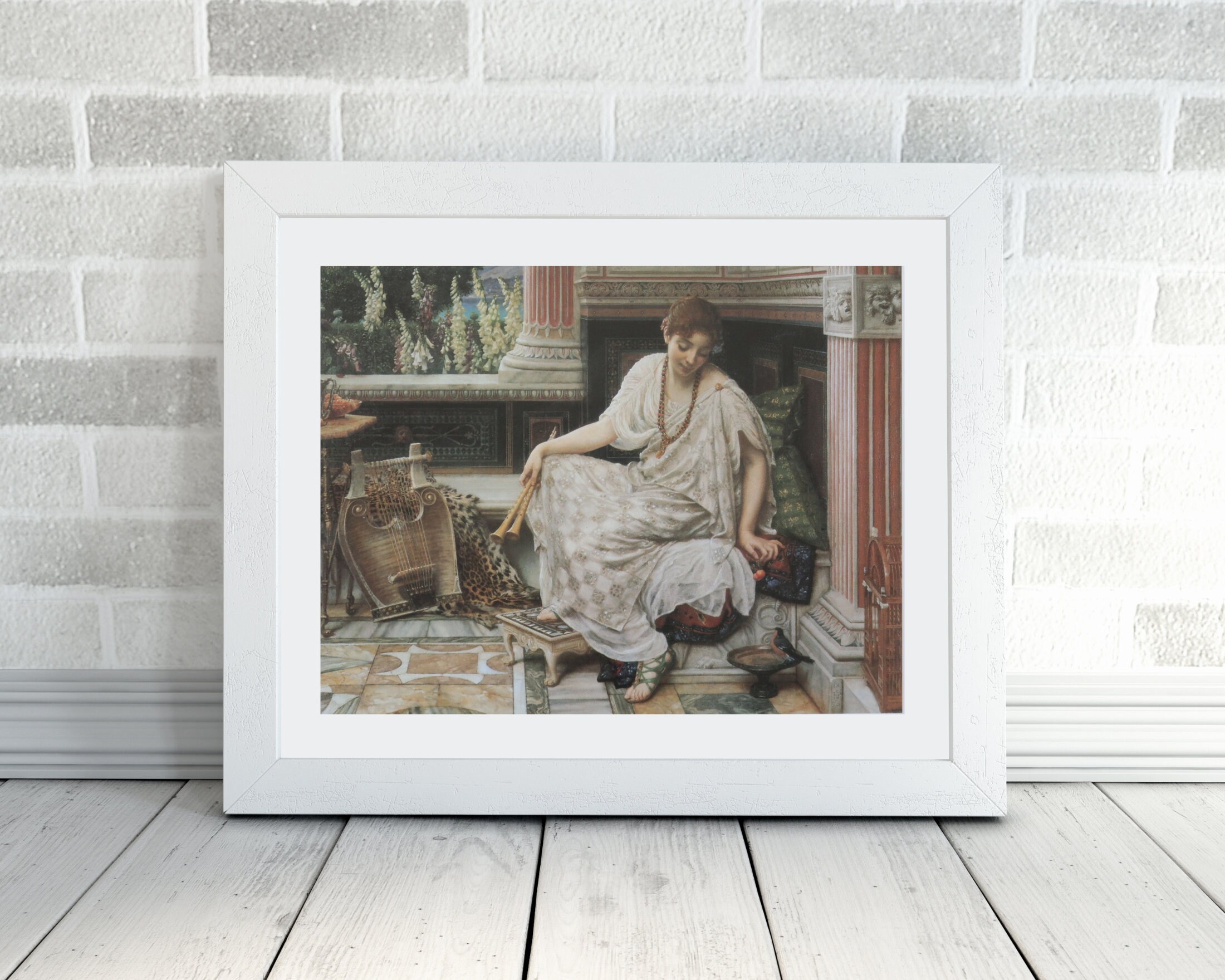 Sir Edward John Poynter Vintage Print 1984 chloe 1893 Art Print Home