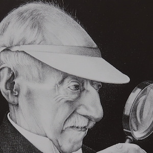 MC Escher Vintage Print 1971 / Retrato de G.A. Escher (padre del artista) (1935) / Decoración del hogar / Impresión de arte de pared / Decoración de pared