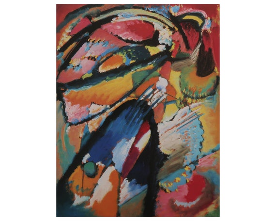 ワシリー・カンディンスキー ヴィンテージ プリント 1989 | 「終末の