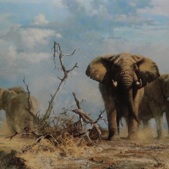 David Shepherd Vintage Print 1989 | 