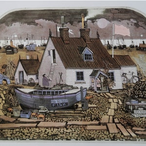 Graham Clarke Vintage Print 1985 | &quot;Haddock&#39;s End&quot; (1980) | Home Decor | Wall Art | Art Print | British Artists | Wall Decor