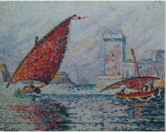 ポール シニャック ヴィンテージ プリント 1995 | 「マルセイユのサン