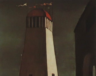 Giorgio de Chirico Vintage Print 1980 | "Nostalgia of the Infinite" (1913-14) | Home Decor | Wall Art | Art Print | Wall Decor