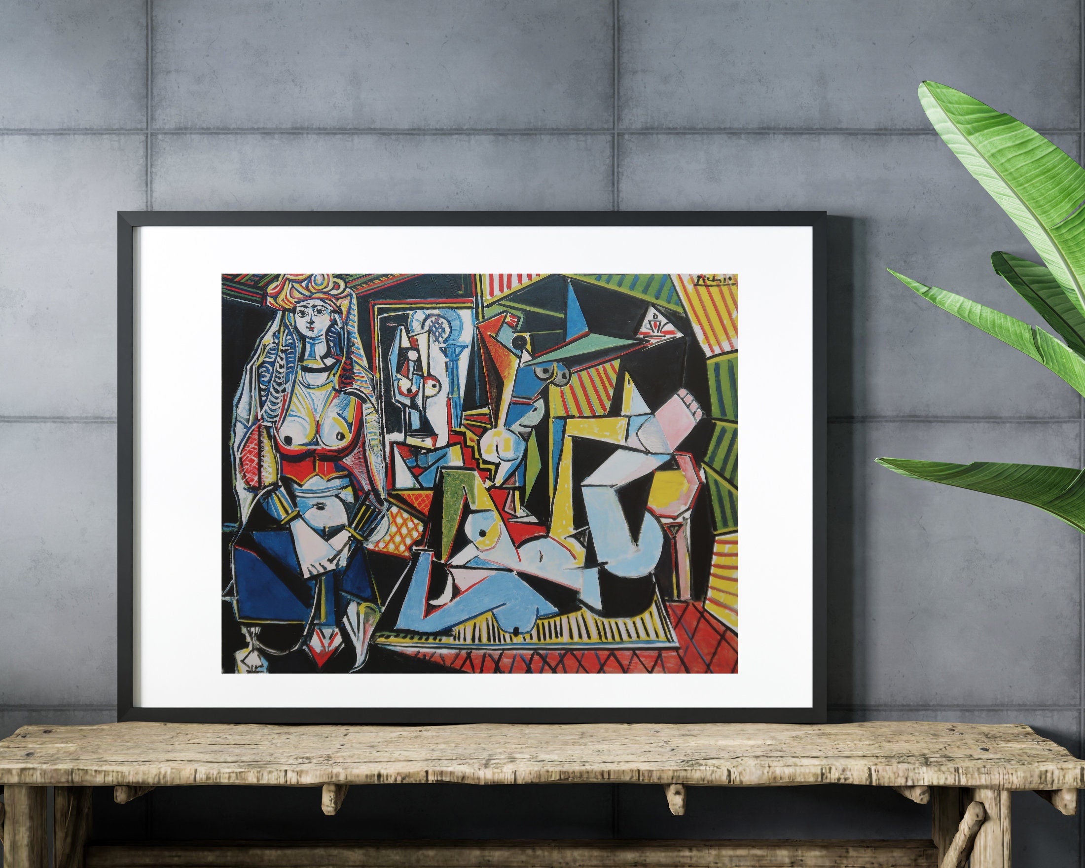 Pablo Picasso Vintage Print 1997 | \, image size:2200x1760