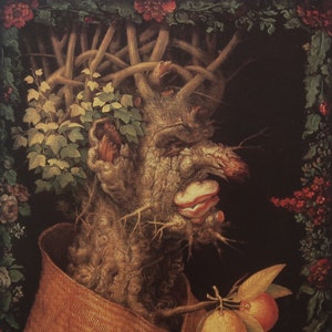 Giuseppe Arcimboldo Vintage Print 1992 | &quot;Winter&quot; (1573) | Home Decor | Wall Art | Art Print | Mannerism | Wall Decor