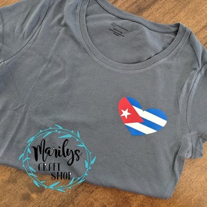 Cuba Always in my Heart Tee - Made in the USA