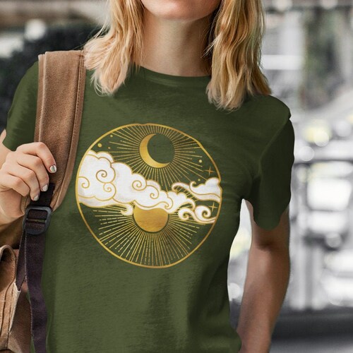 sun and moon t shirt