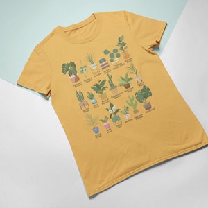 House Plant Oversized TShirt, Boho Crazy Plant Lady Shirt, Plant Lover Botanical Tee, Aesthetic Plantaholic Nature Lover Gardening Gift image 5