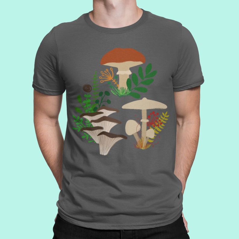 Mushroom Shirt Aesthetic Clothing Camping Shirt Plant Shirt | Etsy