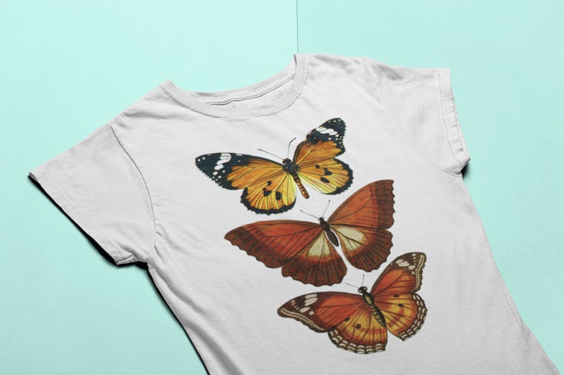 Butterfly Shirt Butterfly T Shirt Aesthetic Shirt Monarch | Etsy