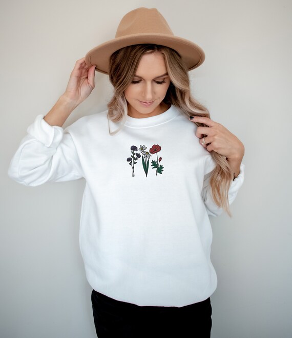 custom embroidered crewneck sweatshirts