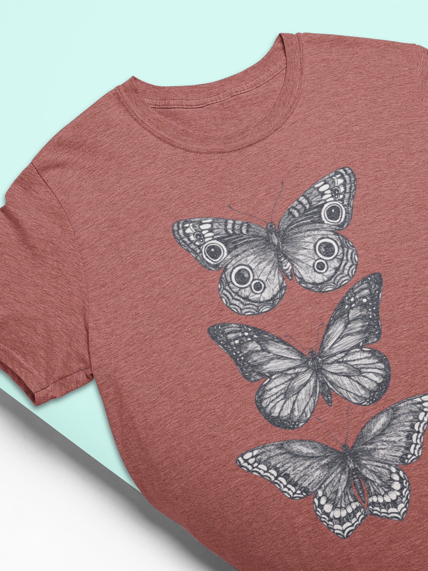 womens butterfly tshirt