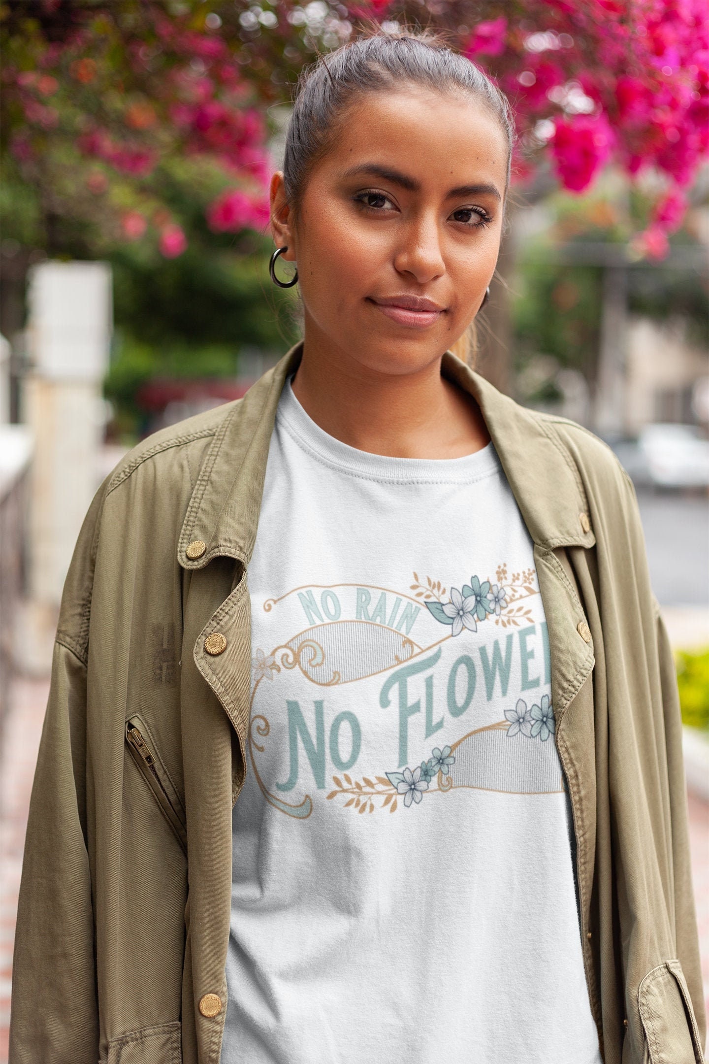 No Rain No Flowers TShirt Aesthetic Shirt Hippie Clothes Etsy