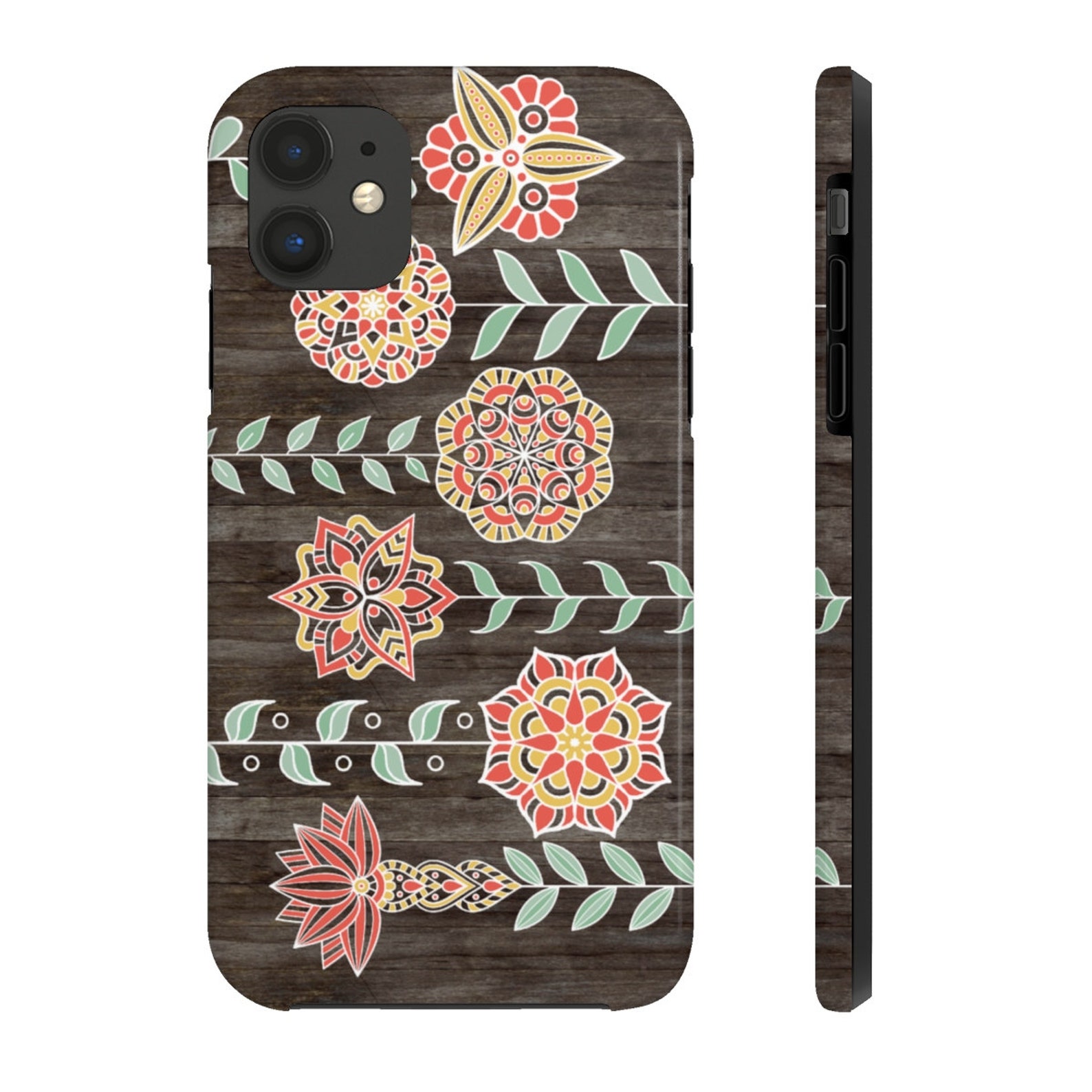 Boho Floral Tough Phone Case Boho Phone Case Tumblr Case Etsy