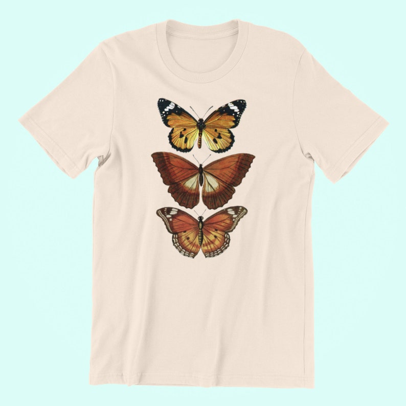 Butterfly Shirt Butterfly T Shirt Aesthetic Shirt Monarch - Etsy