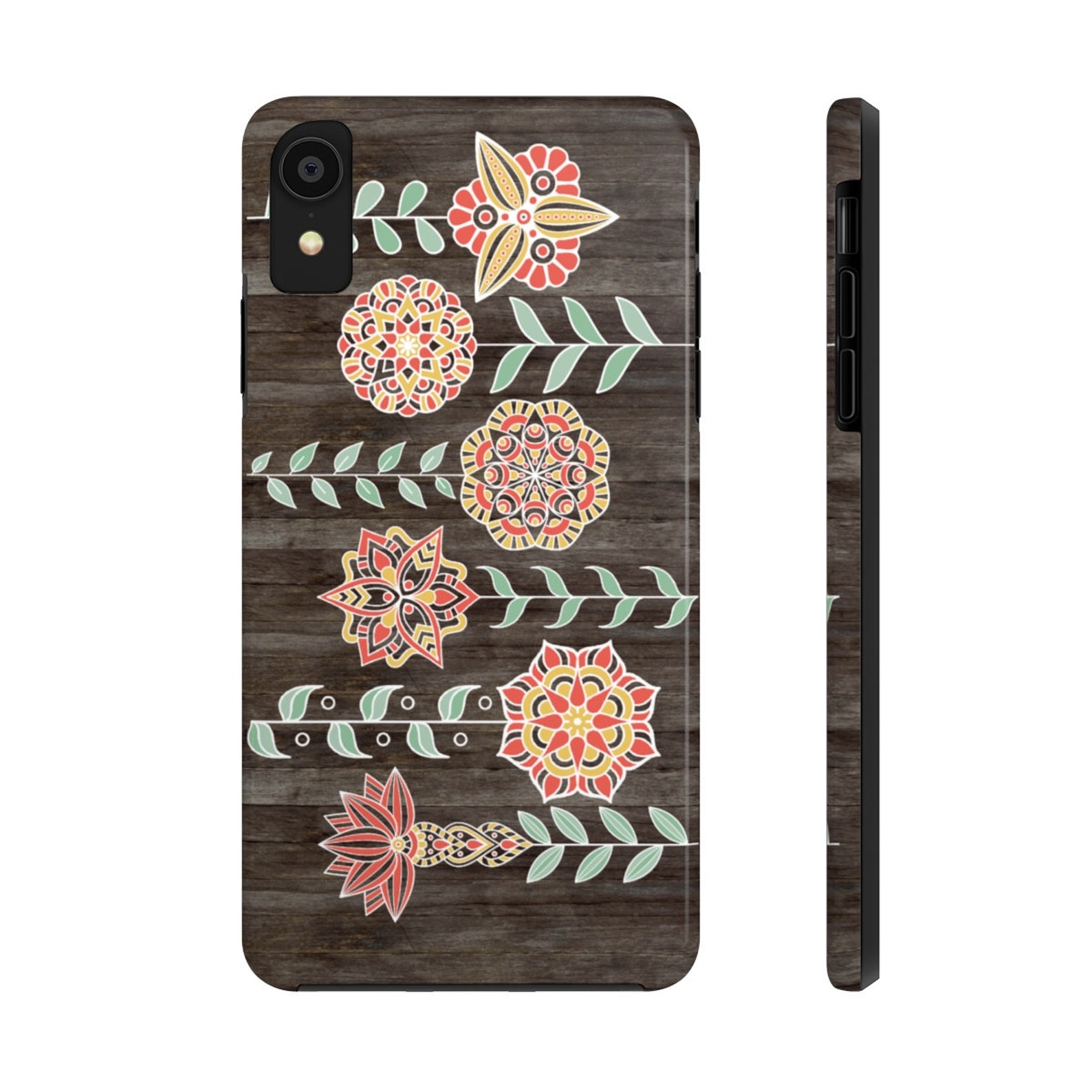 Boho Floral Tough Phone Case Boho Phone Case Tumblr Case Etsy