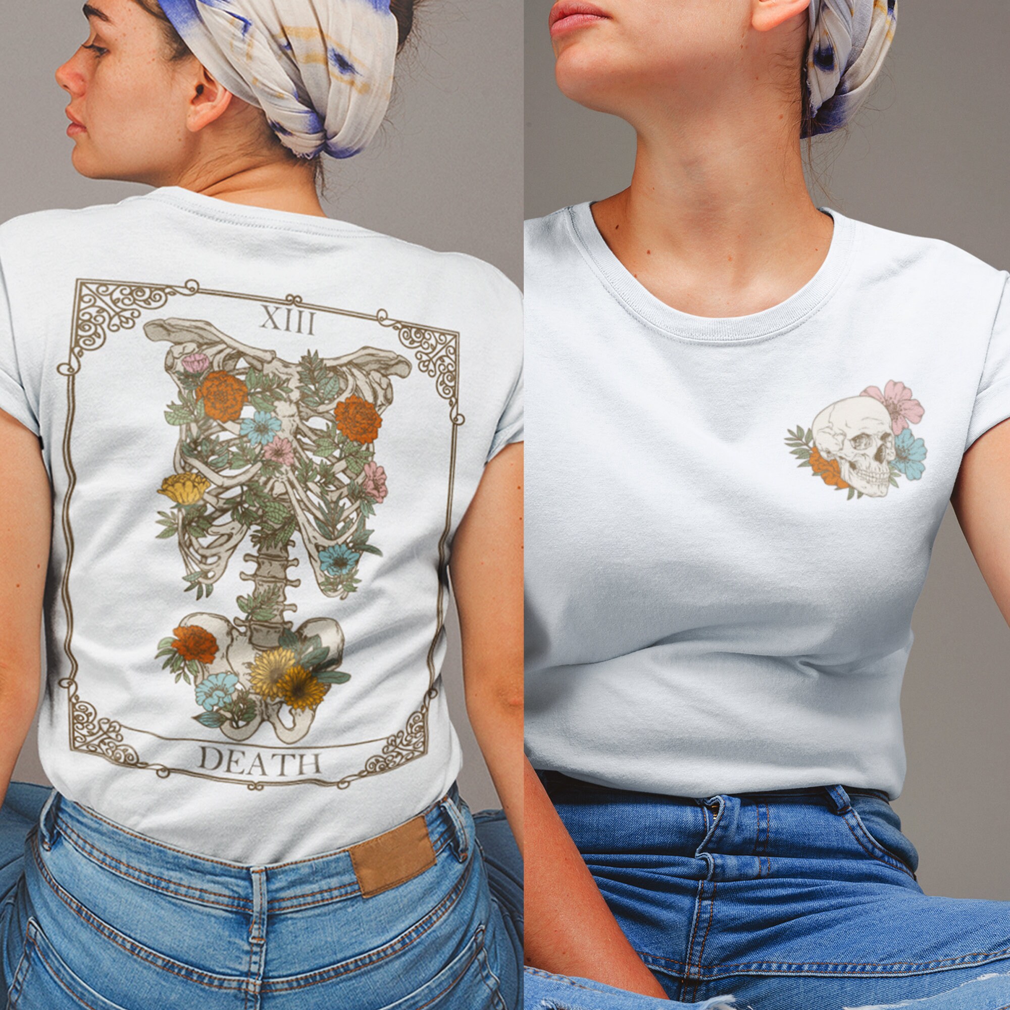 Death Tarot Card Oversized Tshirt Aesthetic Witchy Clothes - Etsy Israel