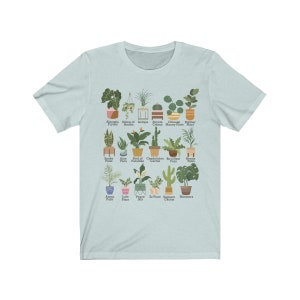 House Plant Oversized TShirt, Boho Crazy Plant Lady Shirt, Plant Lover Botanical Tee, Aesthetic Plantaholic Nature Lover Gardening Gift image 7