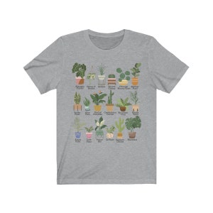 House Plant Oversized TShirt, Boho Crazy Plant Lady Shirt, Plant Lover Botanical Tee, Aesthetic Plantaholic Nature Lover Gardening Gift image 8