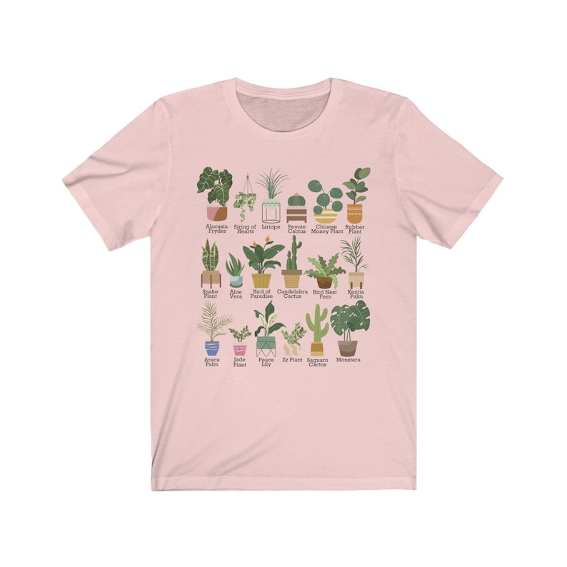 House Plant Oversized TShirt, Boho Crazy Plant Lady Shirt, Plant Lover Botanical Tee, Aesthetic Plantaholic Nature Lover Gardening Gift image 9