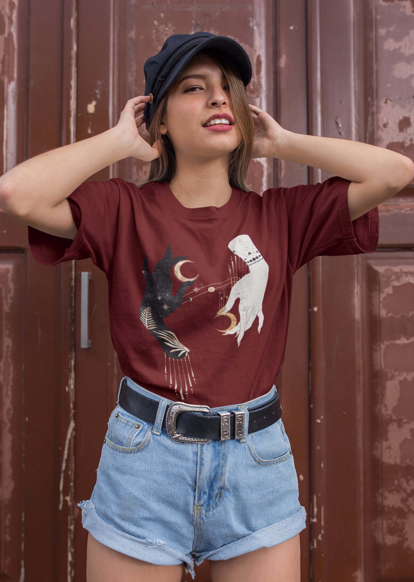 Alchemy Hands T-shirt Oversized Shirt 