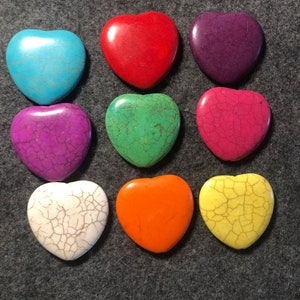 Hearts choose your bead colors