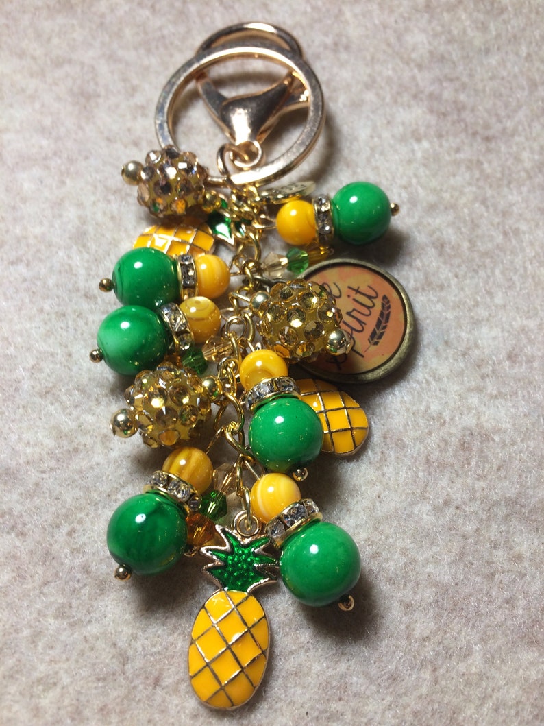 Pineapples Purse Charm