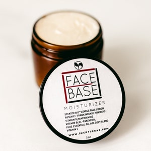 Face Base Anti-Aging Cream Moisturizer/Vitamin Rich/Zero Waste Natural Skincare/Sensitive skin types/Ageless Lotion