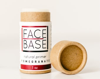 Base facial natural a base de plantas en push-up de viaje biodegradable o loción humectante recargable ~ Cuidado de la piel antienvejecimiento sin residuos