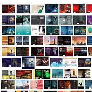 1:12 SCALE - Printable Miniature Book Covers #1 - 75 Covers in PDF