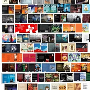 1:12 SCALE - Printable Miniature Book Covers #2 - 75 Covers in PDF