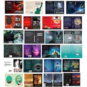1:6 SCALE - Printable Miniature Book Covers #1 - 56 Covers