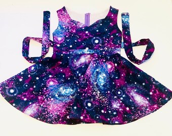 galaxy themed party dress