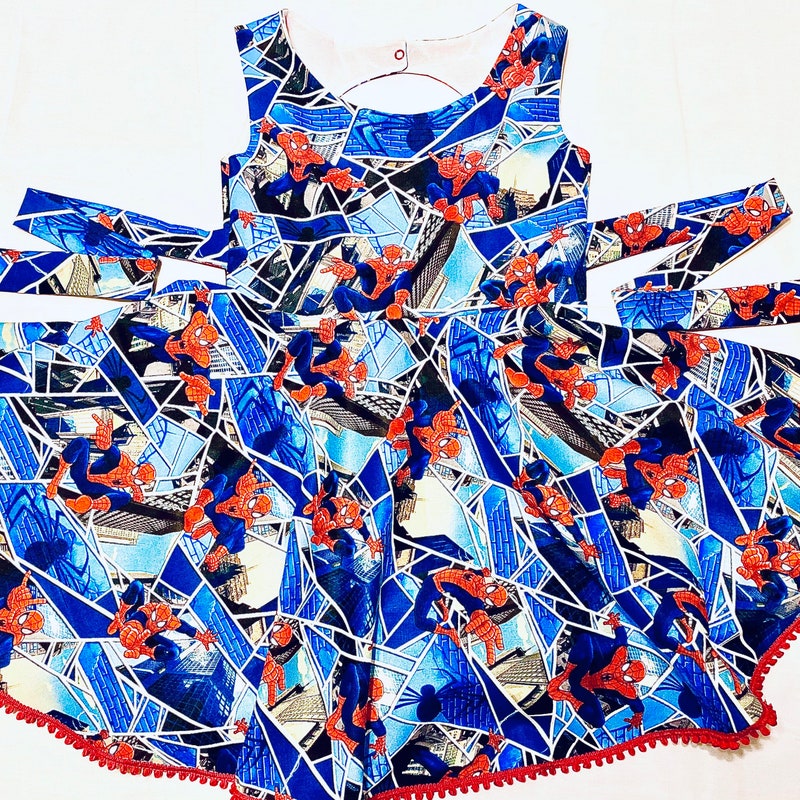 Spiderman Dress - Etsy