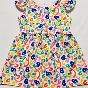 blue dog dress, girls birthday dress, gift for her, girls dog dress, tv character, heeler dog dress, toddler dress, special occasion dress