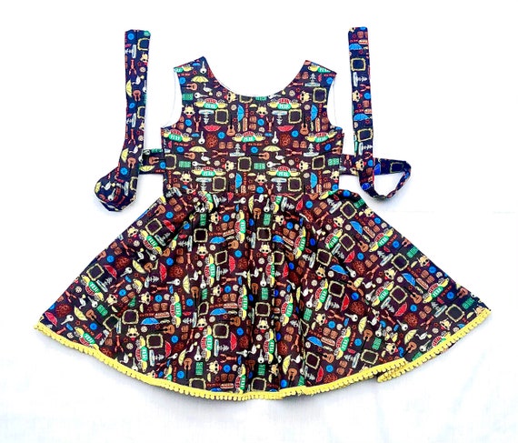 Friends Dress, Birthday Dress, TV Character, TV Show, Girls Summer Dress, Rachel, Monica, Phoebe, Chandler, Ross, Joey, Party Dress