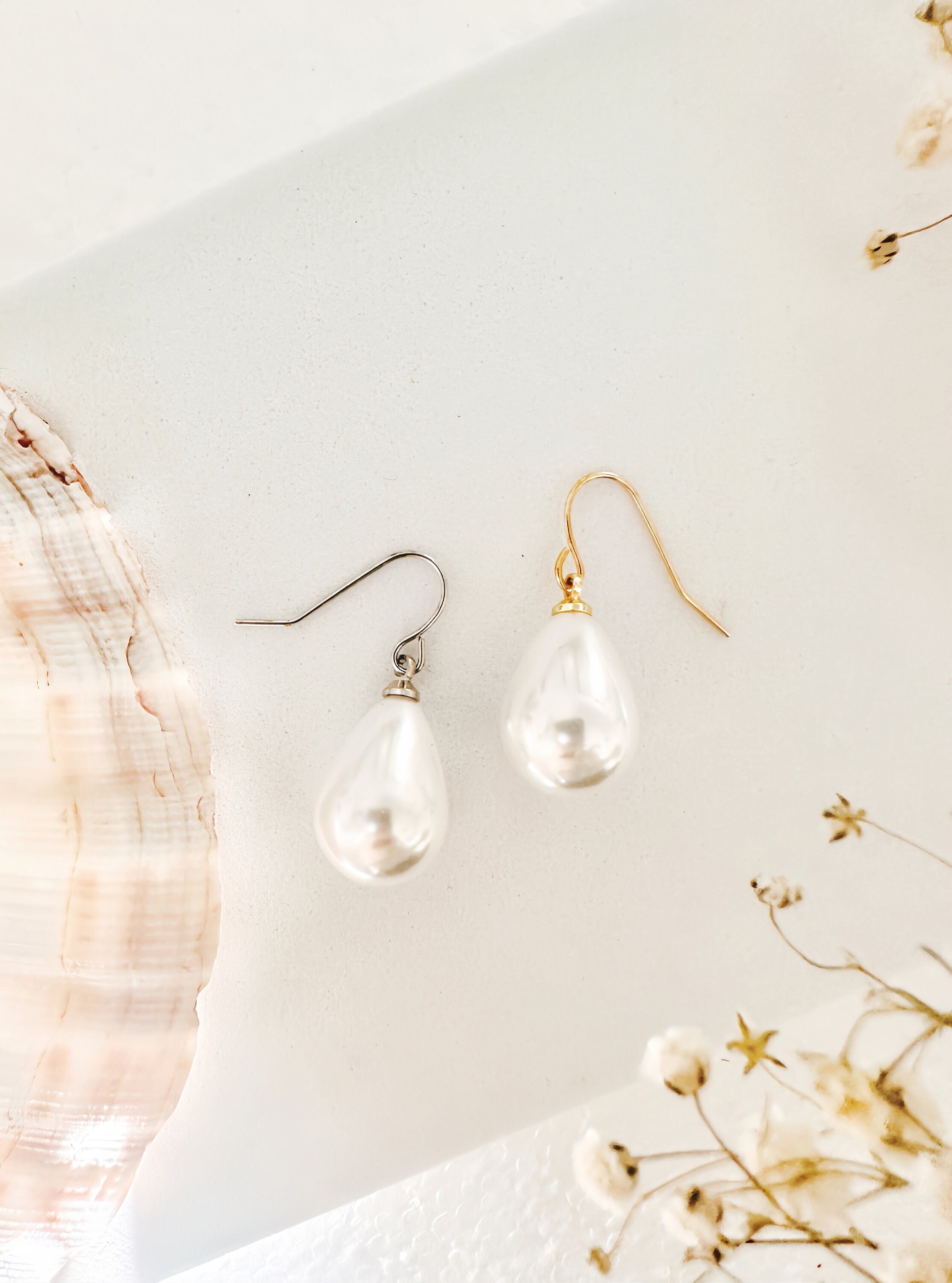 ◆VINTAGE HOLLYWOOD◆ Rose Blossom Pearl Earrings VH2435EA00 Mikimoto Cherry Blossom Akoya 18k Rose Gold Cultured Pearl
