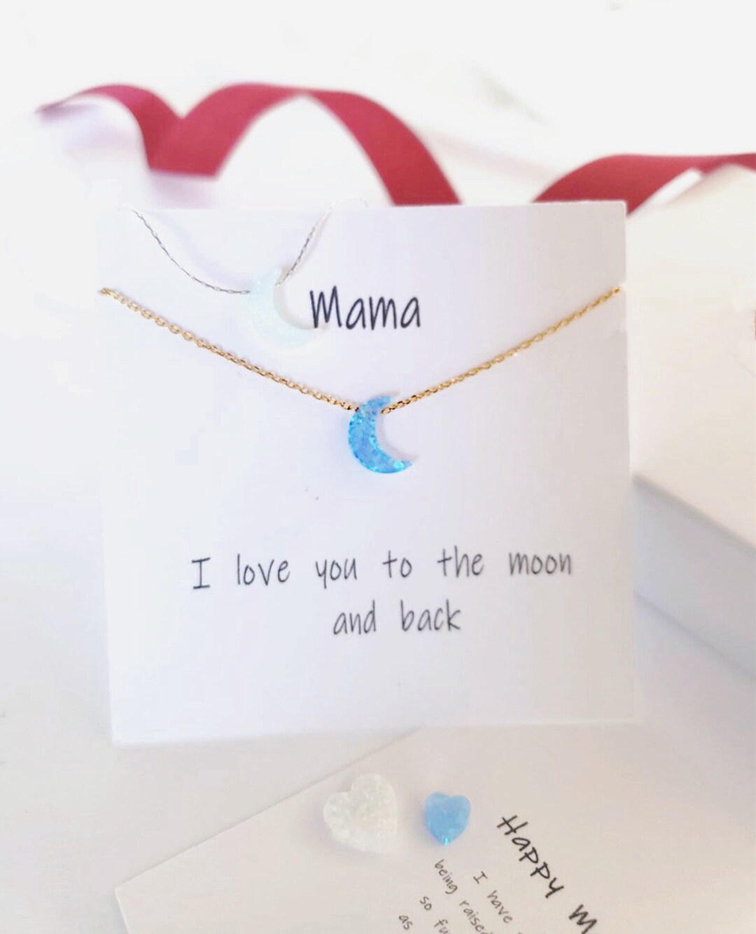 ENGZHI ‚I Love You Mum‘ Brieftaschenkarte – Graviert Aus Aluminium, Dankesgeschenk Von Tochter/Sohn