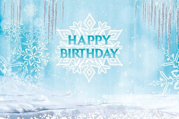 Personalized Disney Frozen Birthday Party Backdrop Disney Etsy