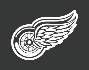 Red wings logo | Etsy