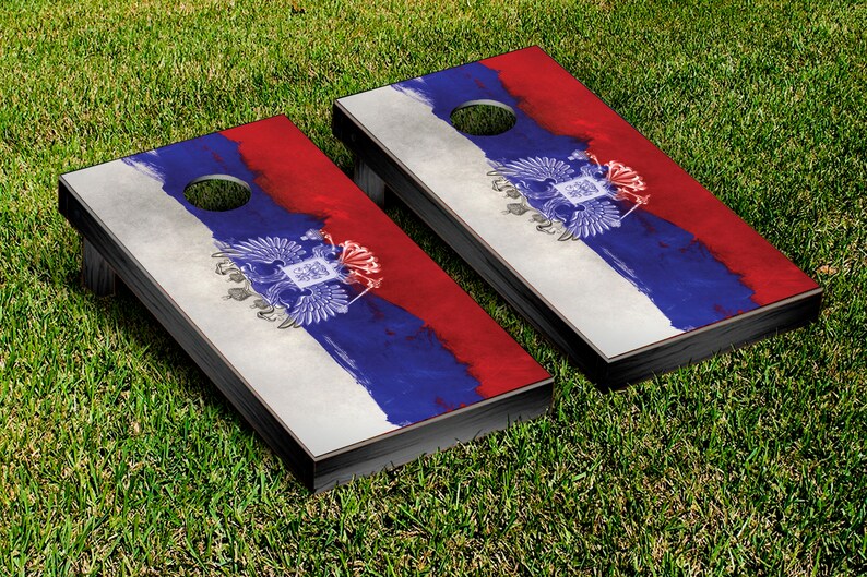 Russian Flag Decals Vinyl Sheets For Wrapping Cornhole Boards