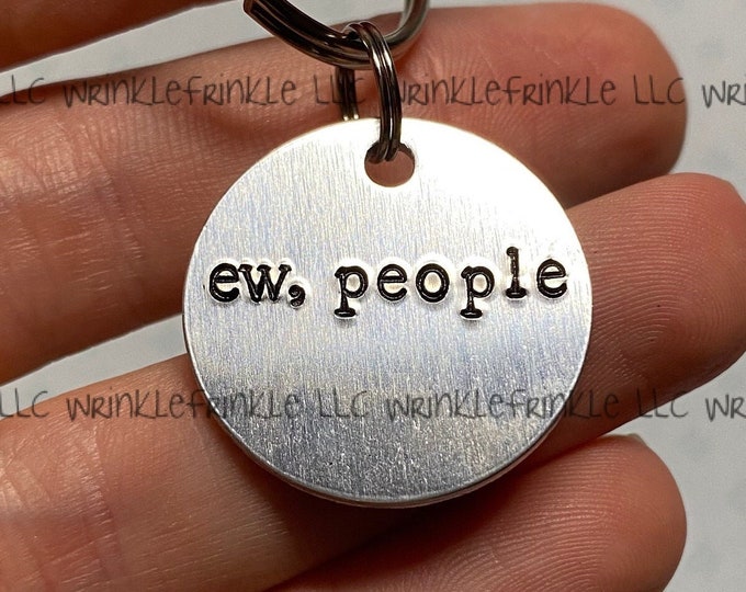 Ew, People Funny Keychain for Introverts - Cute Couples Gift - Funny ...
