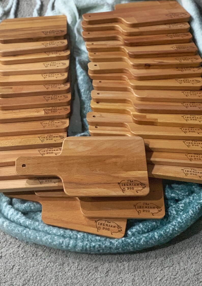 Customized Mini Cheese Board for Your Brand Logo Couple Etsy