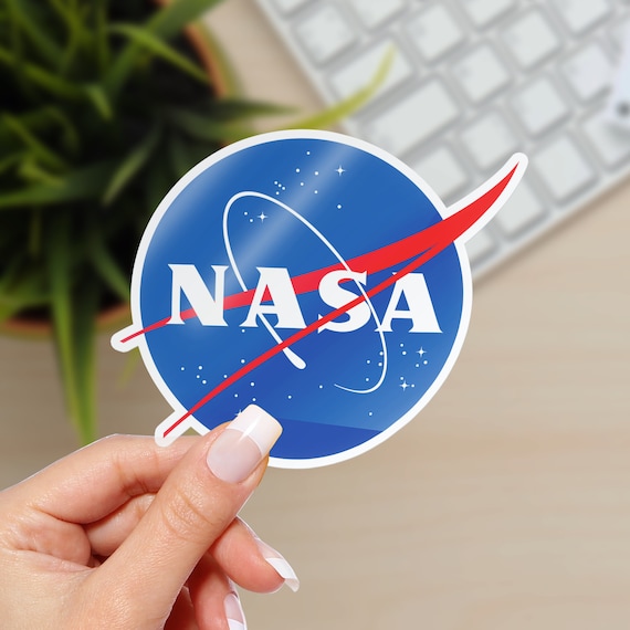 Blue NASA Vinyl Sticker Space Vinyl Stickers NASA Decal Etsy