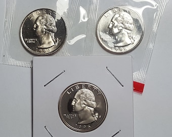 1996-P and 1996-D Uncirculated Jefferson Nickels in Original Mint Cello Packs