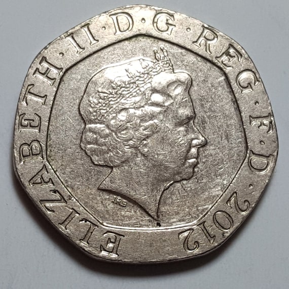 エリザべス女王20ペンス2009年 イギリス 20 ペンス「エリザベス 2 世 (第 4