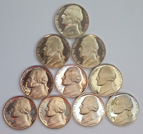 1981-S Jefferson Nickels Type 2 Clear /'S/' Mirror-like Deep Cameo