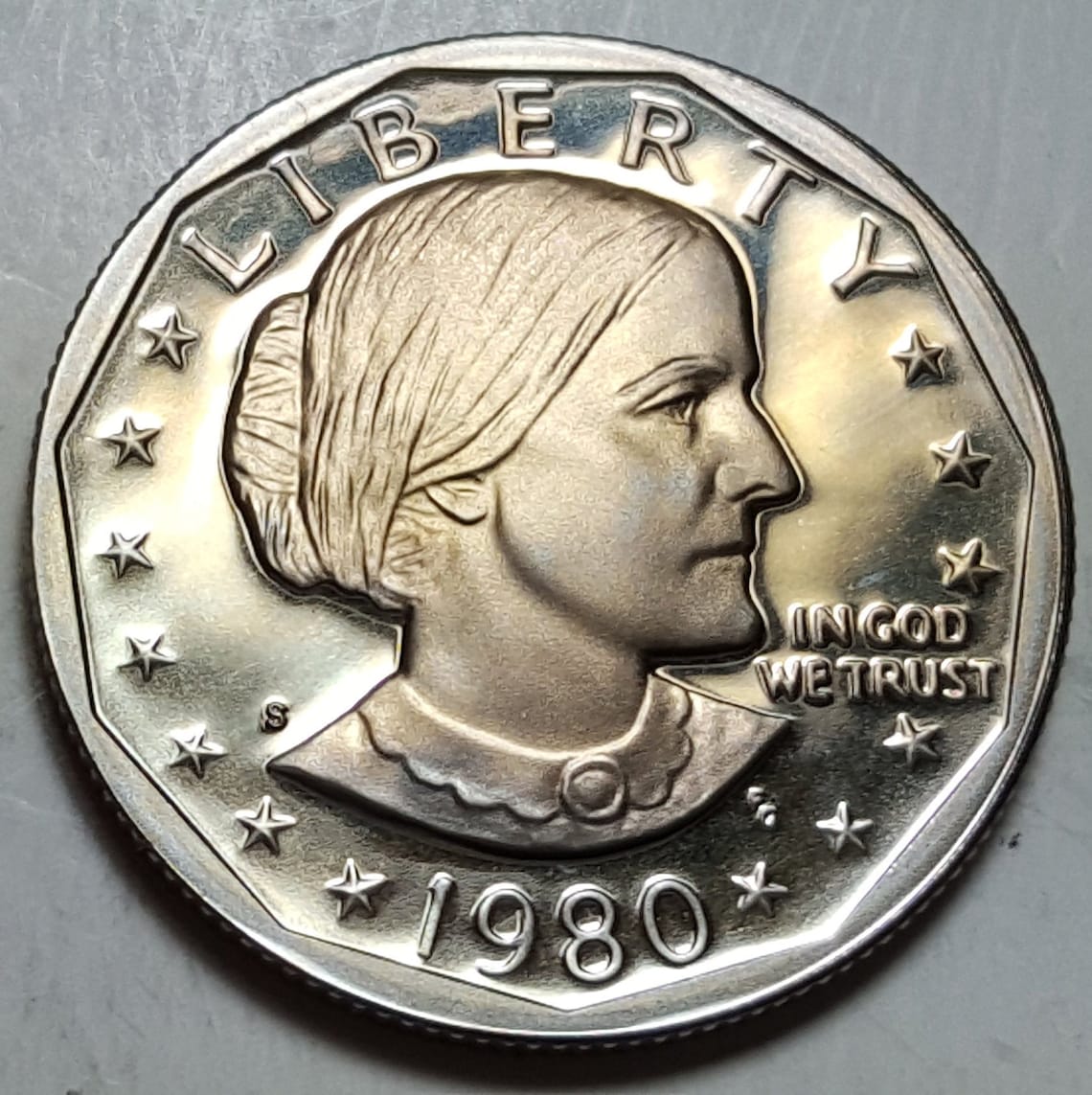 Susan b anthony gold plated coin value plmmetrix