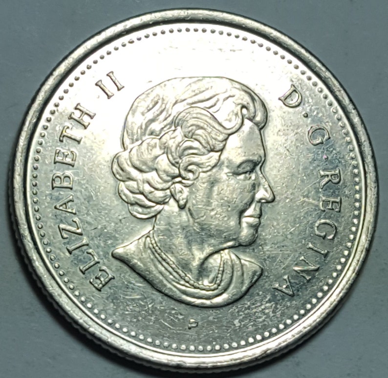 2005 Canada 25 cents ELIZABETH II D.G.REGINA Uncirculated | Etsy