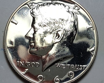 1969 Set Di Prova USA Con 40% Argento Mezzo Dollaro In Scatola - Foto 13